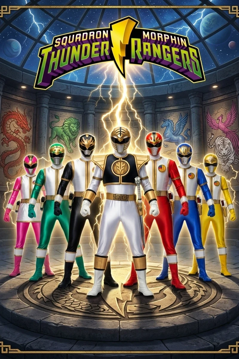  Squadron Morphin Thunder Rangers