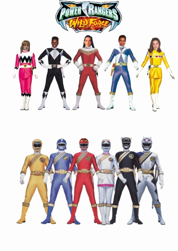 Power Rangers Wild Force 10th Anniversary Team Up 