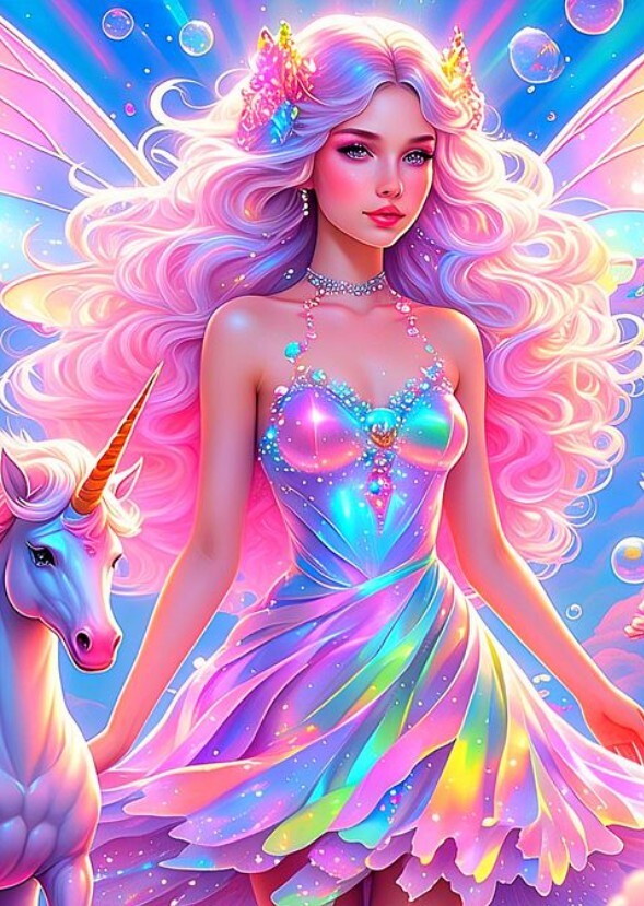 Princess fairy rainbow in magictopia 