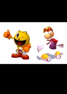 Rayman and Pac-Man 