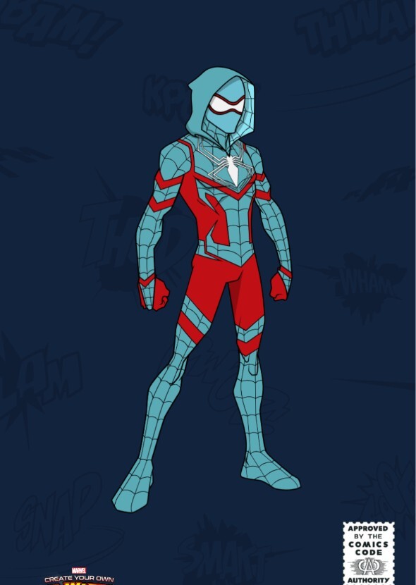 Riccardo as Italian spider man beyond the spider verse.