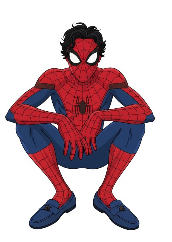 Riccardo Samrica As Italy spider man.