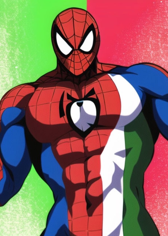 Riccdo samrica as Italian spider man