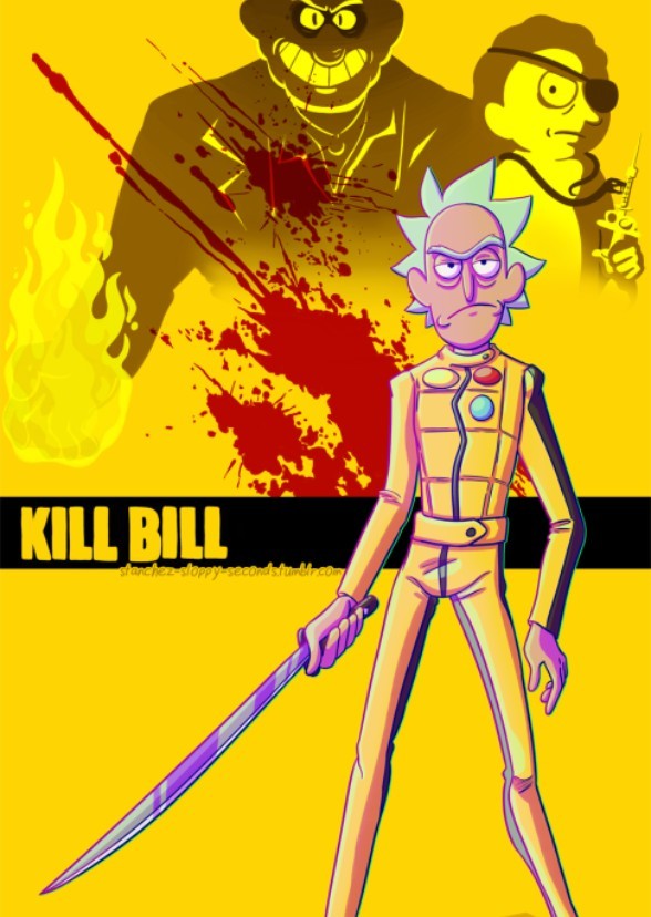 Rick and Morty vs Kill Bill