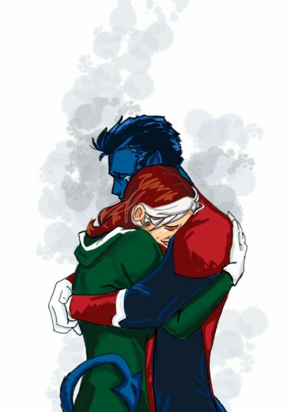 Rogue and Nightcrawler 
