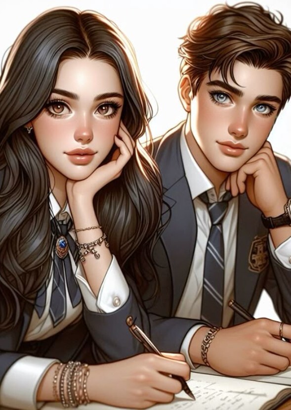 Romance of teenagers 
