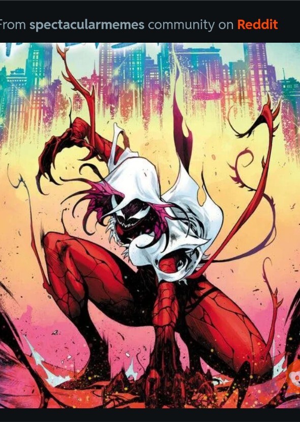 Sabrina chapter as spider Gwen ghost spider carnage