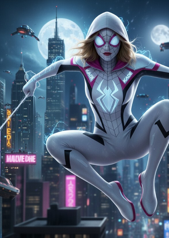 Sadie sink as ghost spider Kade mcu