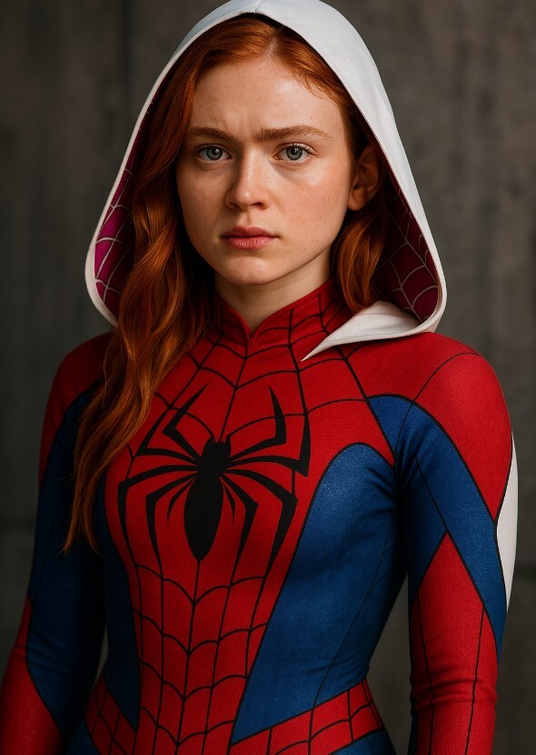 SADIE SINK AS SCARLET SPIDER GWEN