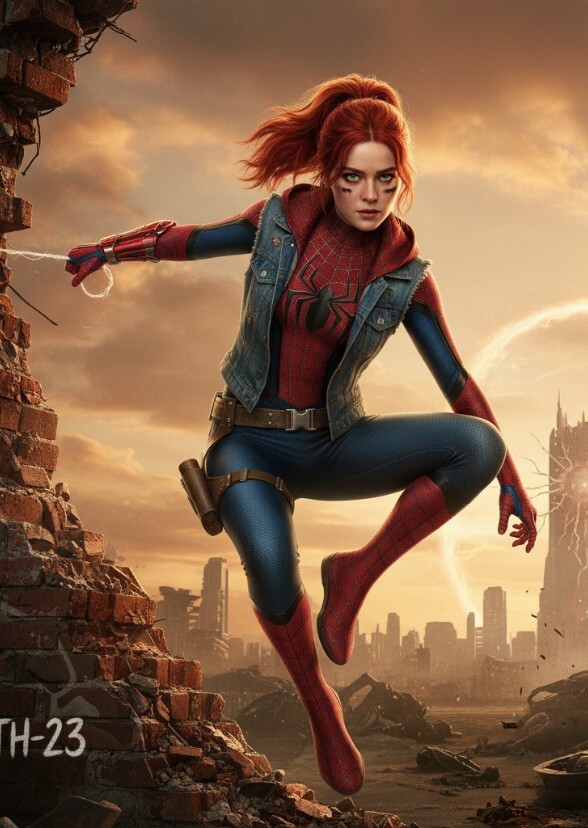 Sadie sink as Scarlett spider MJ