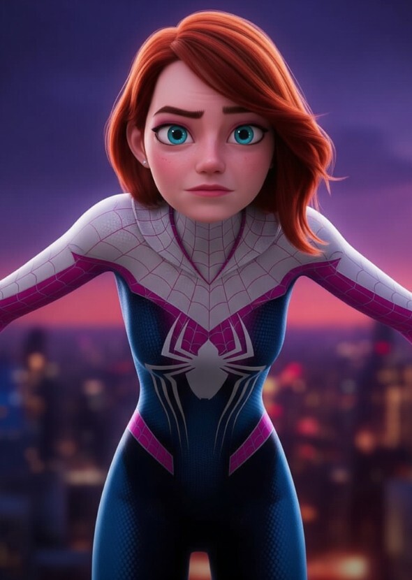 Sadie sink as specitular spider Gwen