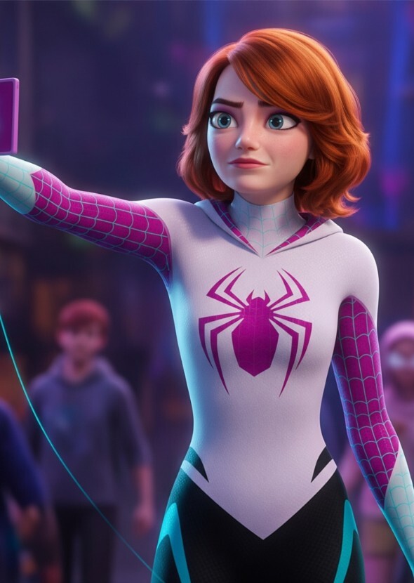 Sadie sink as specitular spider Gwen