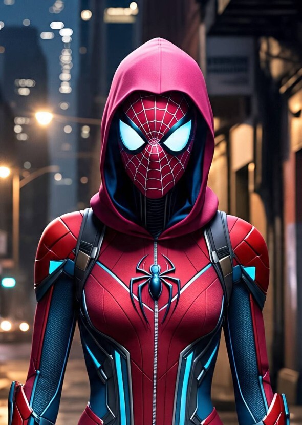 Sadie sink as spider Gwen 2099