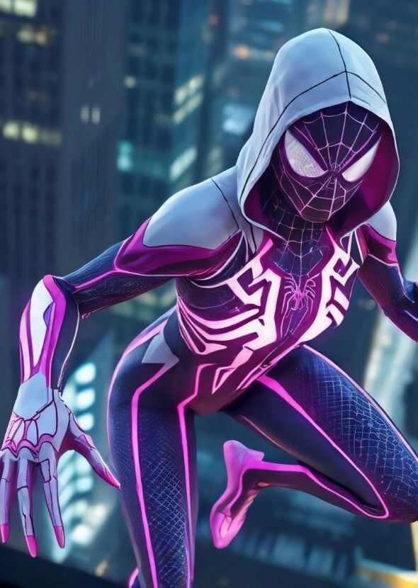 Sadie sink as spider Gwen 2099