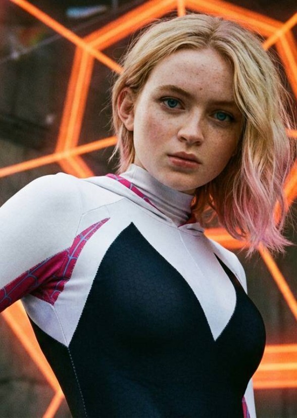 Sadie sink as Spider Gwen live action MCU