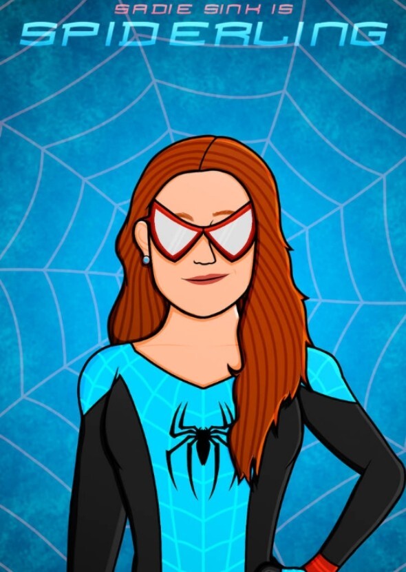 Sadie sink as spiderling Annie May Parker