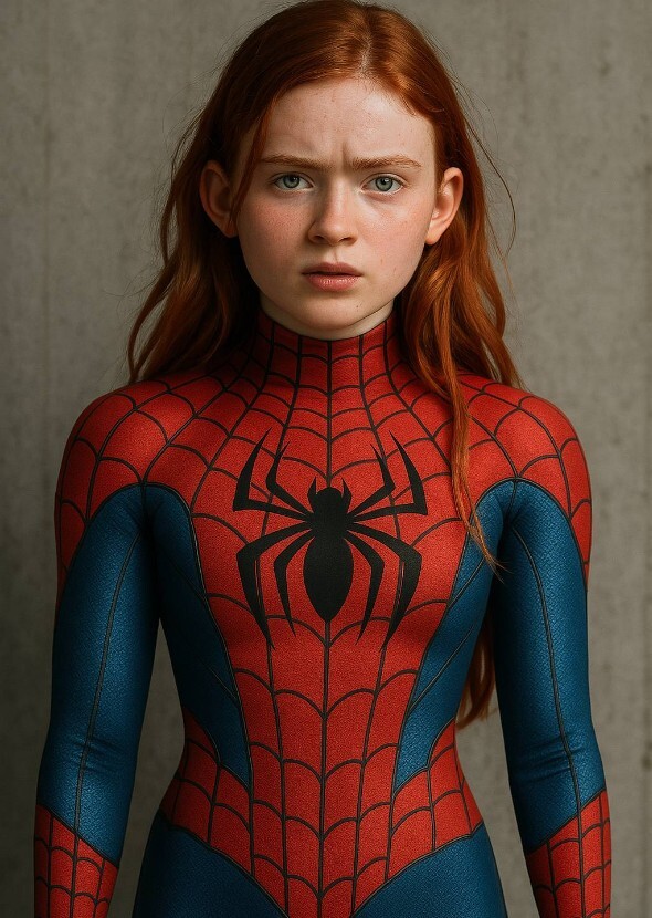 Sadie sink as spiderling Annie May Parker