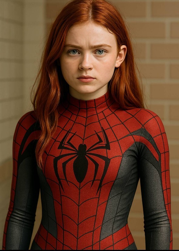 SADIE SINK AS spinneret