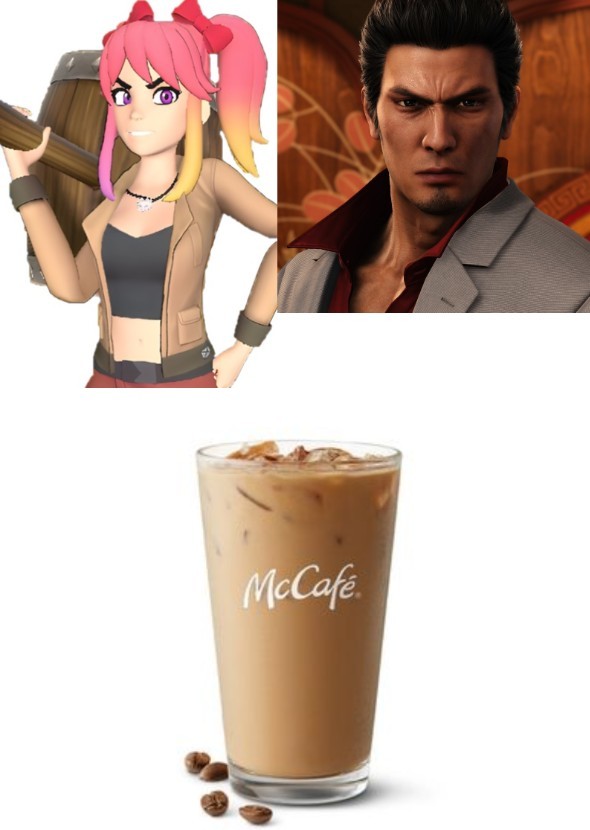 Saiko & Kazuma Kiryu try McDonald's coffee