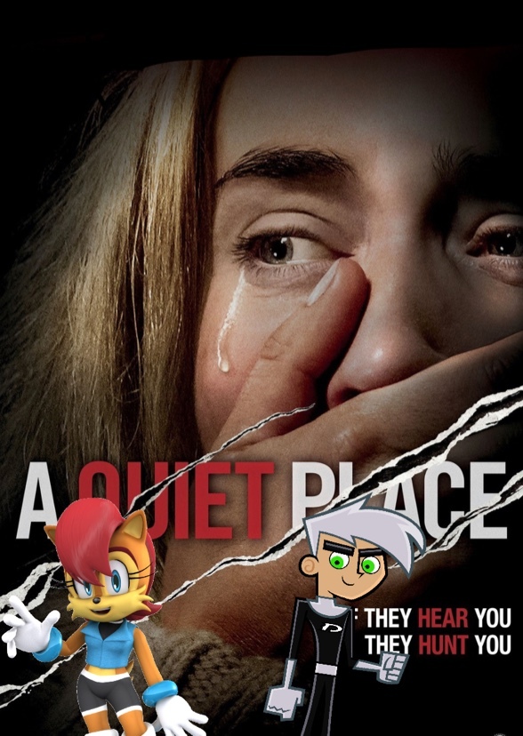 Sally Acorn and Danny Phantom in A Quiet Place