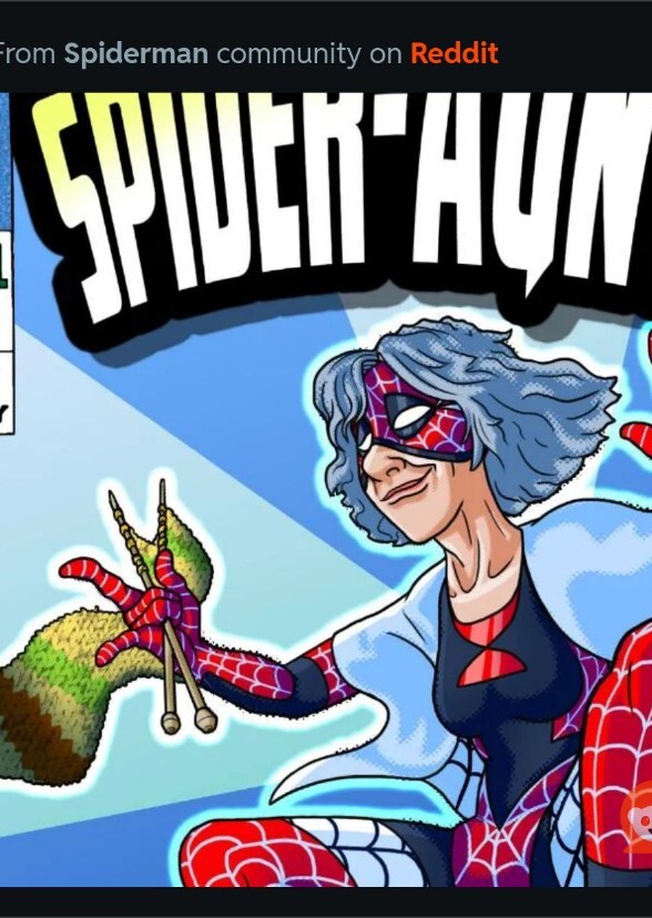Sally flieds A's spider mam