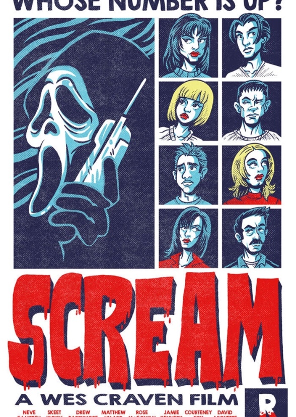 Scream but with Stranger Things Cast