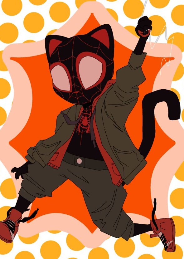 Shamikee Moore as spider man meow meow morales