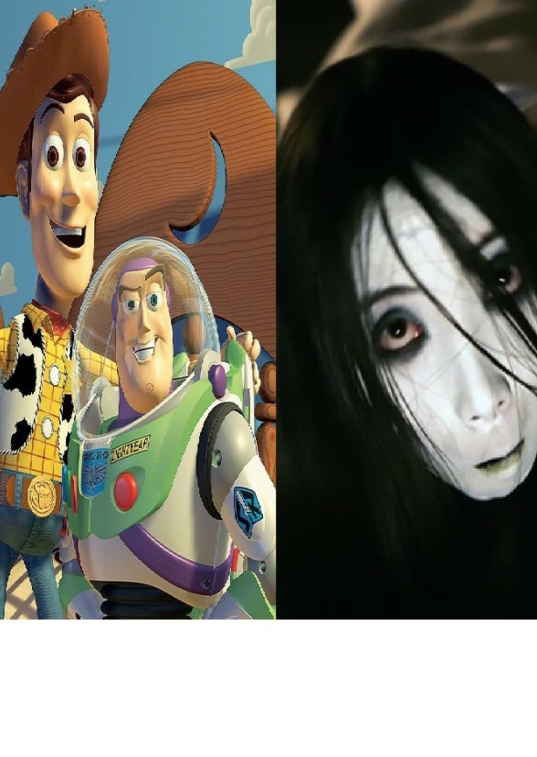 Sheriff Woody and Buzz Lightyear vs Kayako Saeki