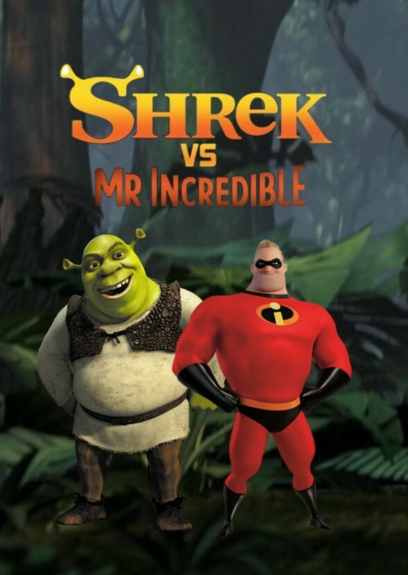 SHREK VS MR INCREDIBLE 