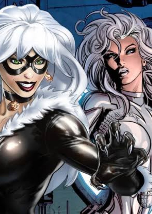 Silver & black
