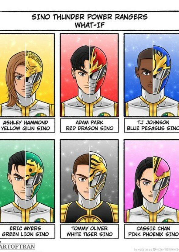 Sino Thunder Power Rangers What If