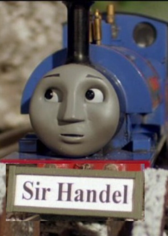 Sir Handel's unused nameboard