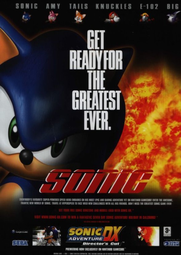 Sonic Adventure 1 & 2: The Movies (1998-2001)