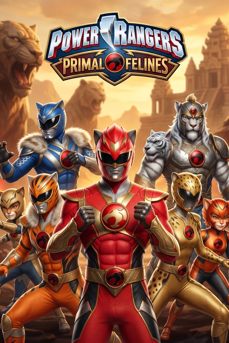 Power Rangers Primal Felines - A Thundercats Adventures