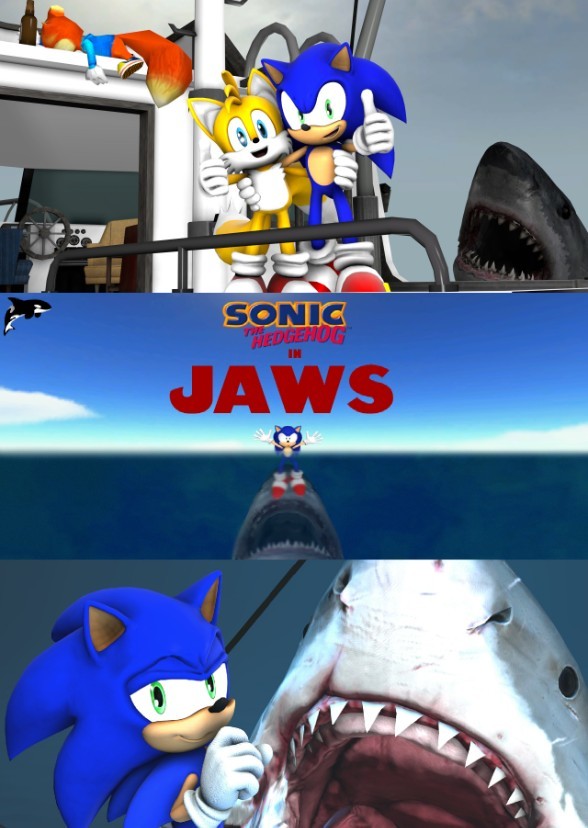 Sonic in Jaws (Version 7)