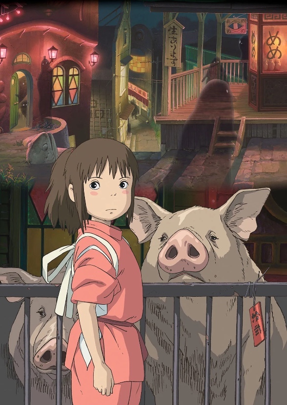 Sonic The Hedgehog characters as Spirited Away characters