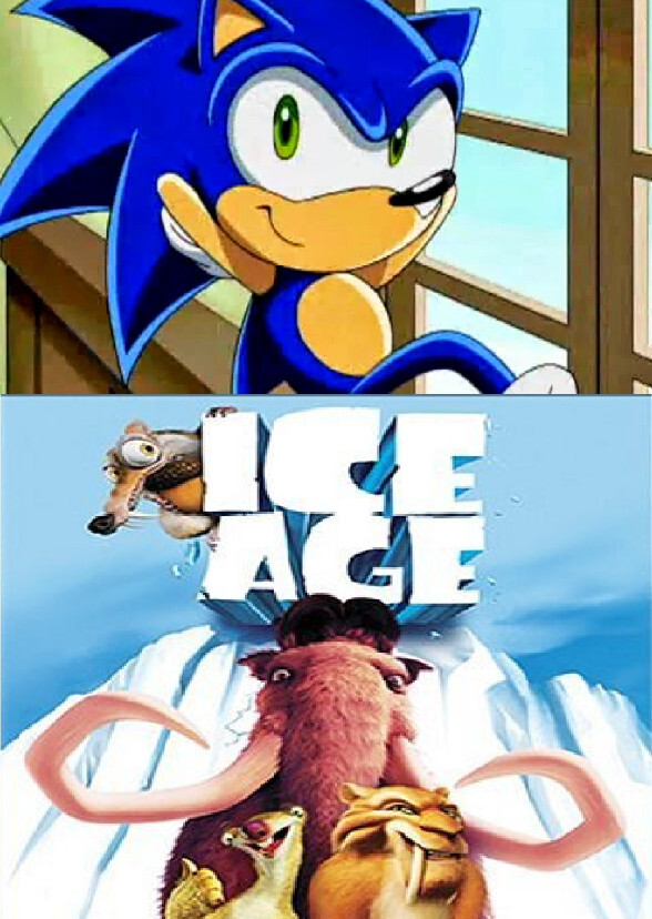 Sonic the Hedgehog meets Ice Age (2022)