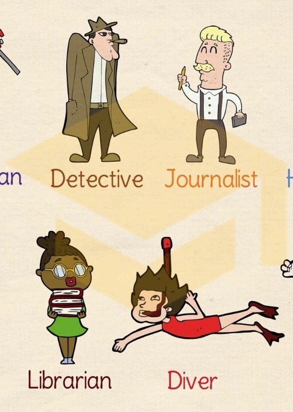 Sorting Fictional Characters by type of job
