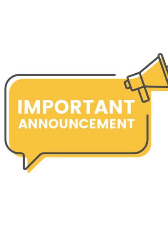 Special Announcement