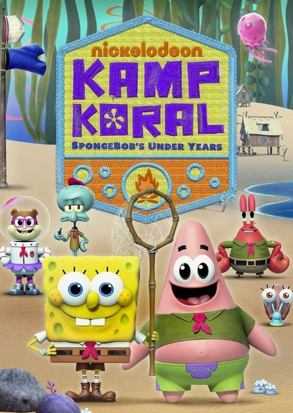 Spongebob Squarepants Kamp Koral Camp Master Krabs and Spongebob