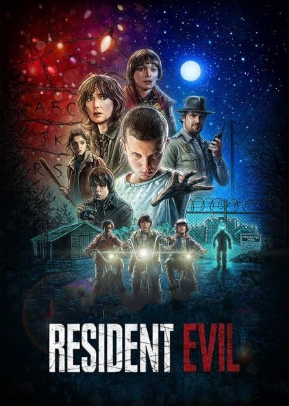 Stranger Things Cast as Resident Evil