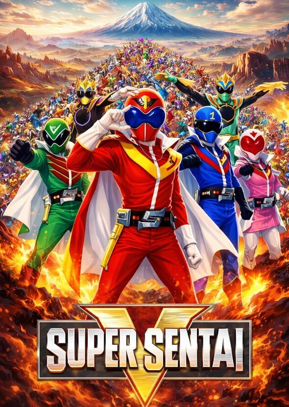 Super Sentai Series style Anime
