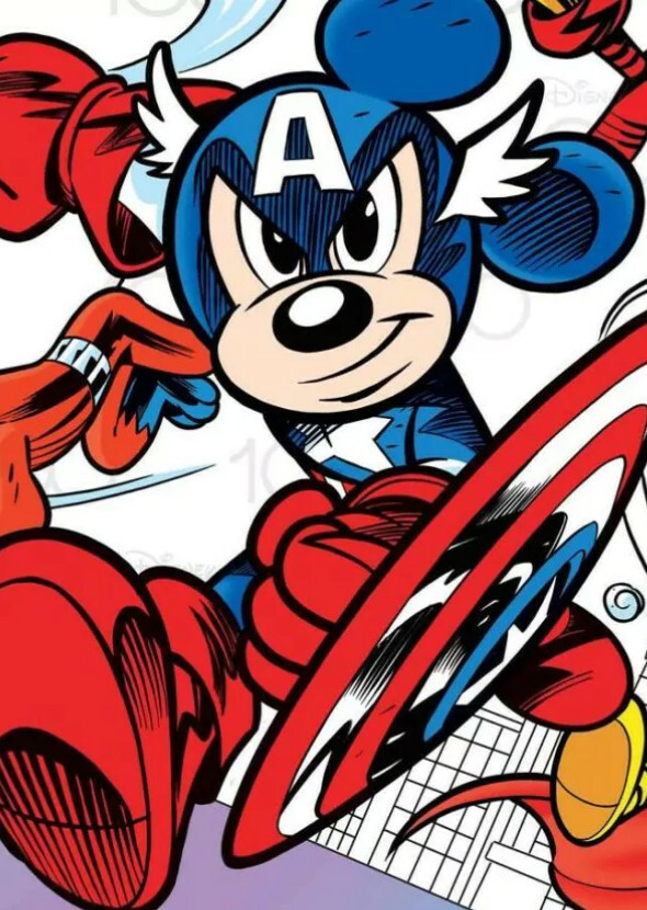 Superheroes as Disney Characters