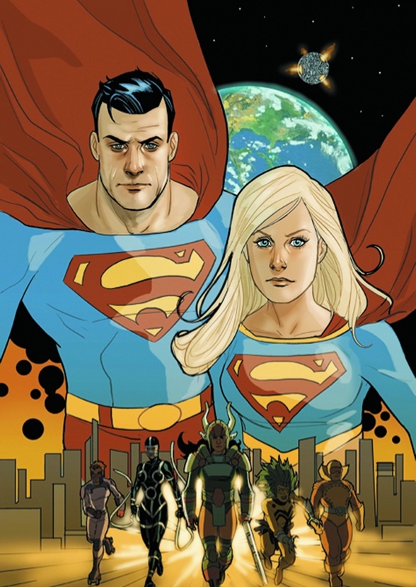 Superman and Supergirl 