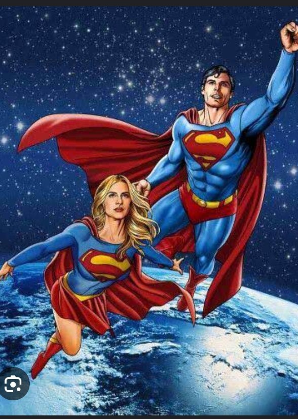 Superman and Supergirl