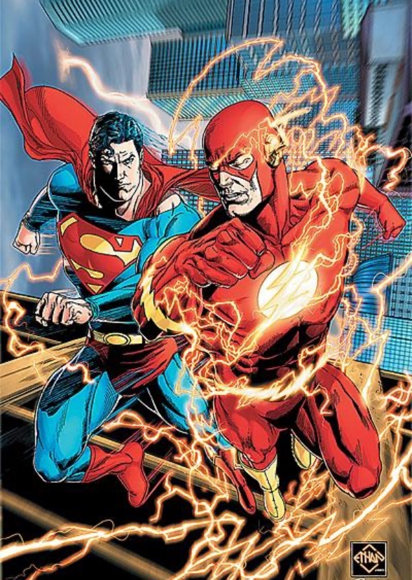 Superman and The Flash (my DC universe)