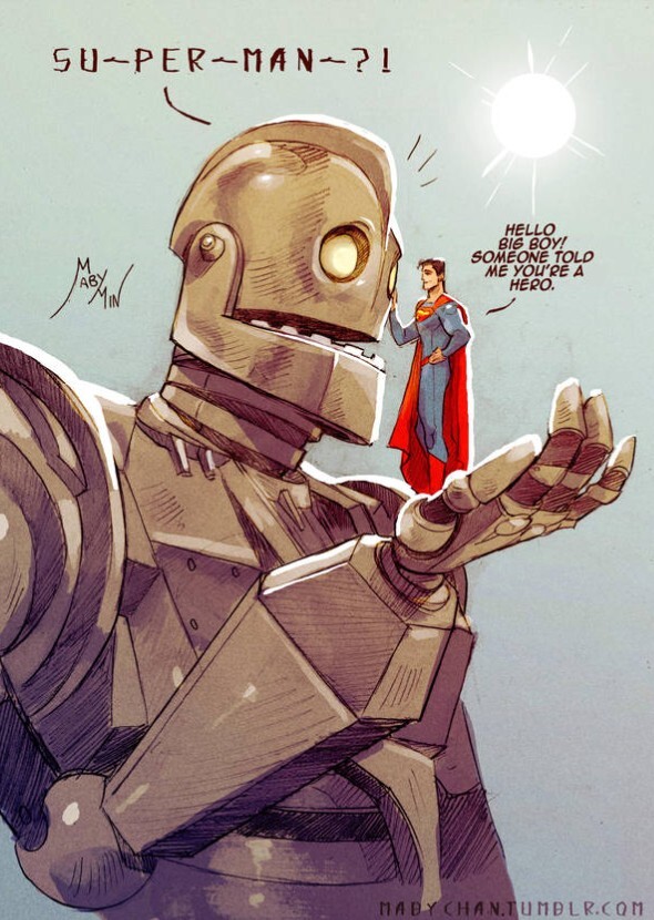 Superman and The Iron Giant
