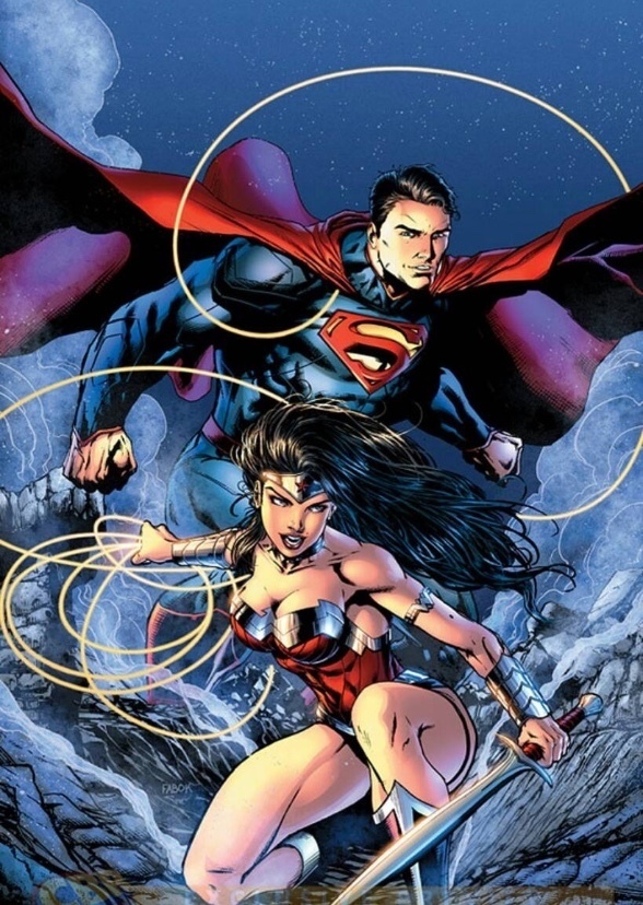 Superman and wonder Woman