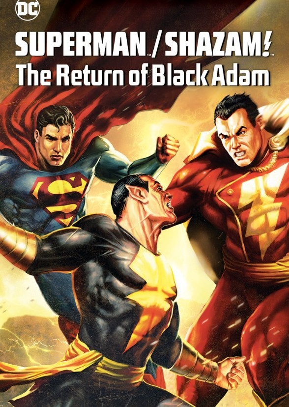 Superman Shazam vs blackadam 