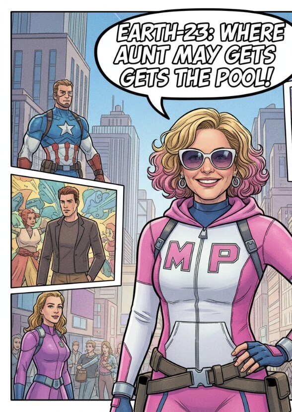 Taylor Swift A's Aunt May Gwenpoole mcu
